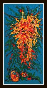 Burning chrysanthemum